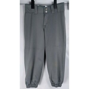 RIP-IT Girls Softball Baseball Ball Uniform Pants‎ Size Small S Grey Gray